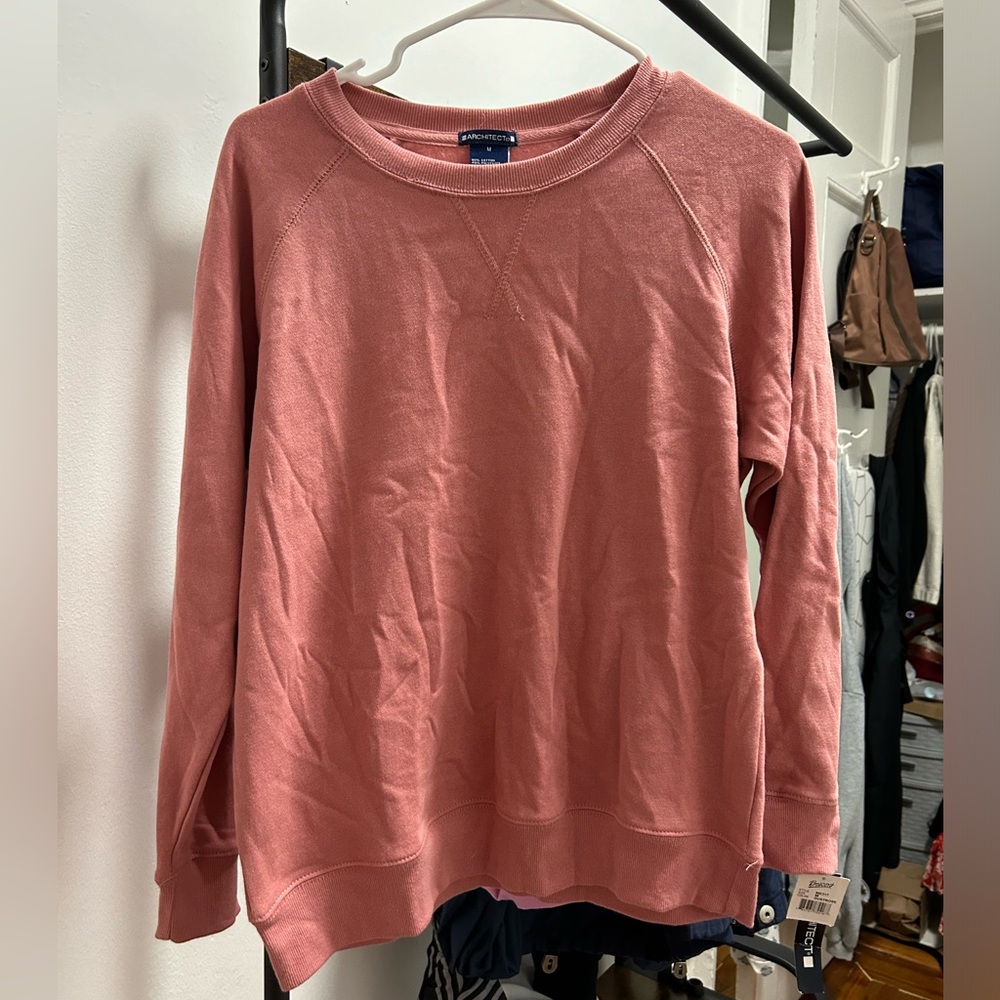 Pink crew neck